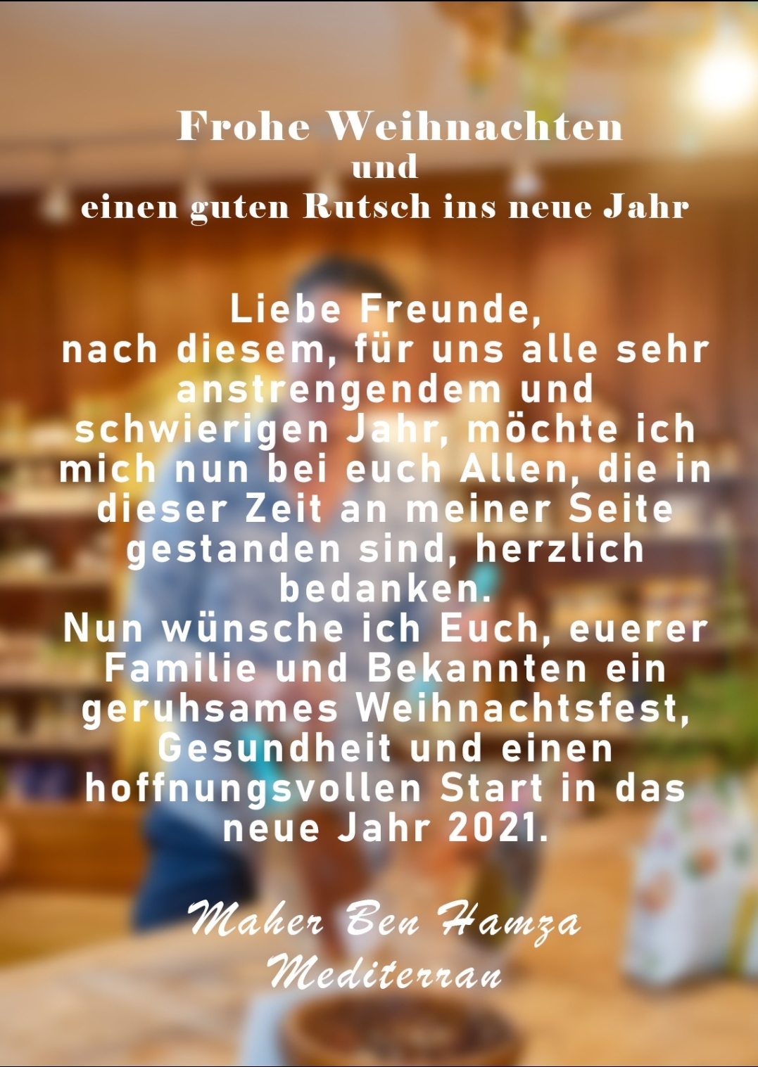 Weihnachten und Neues Jahr